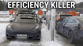 Roof Platform on Tesla and Holiday Chaos - Highway Roadtrip Part 1