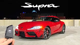 2021 Toyota Supra 3.0 Premium // NIGHT REVIEW -- In-Depth Look at Interior & Exterior