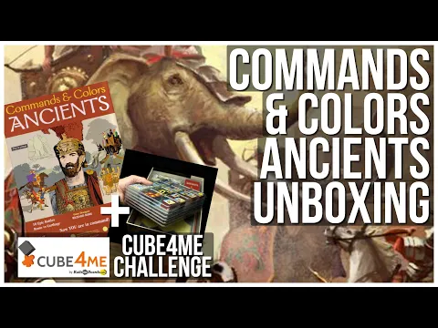 Commands & Colors: Ancients (7th) Unboxing & Cube4Me Review | GMT Games | Wargame Historical Game