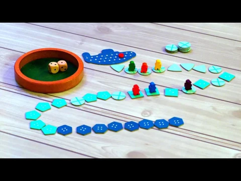 ストップモーションで楽しむボードゲーム動画『海底探険』