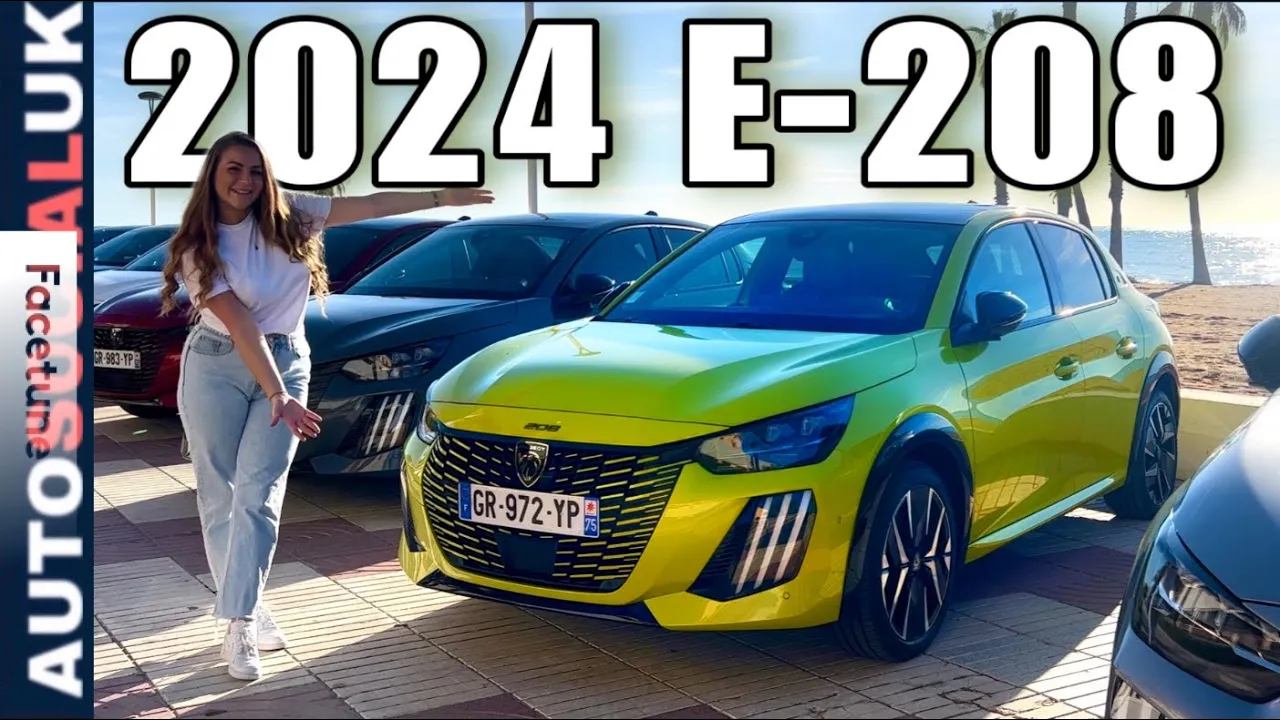 2024 NEW Peugeot E-208 - What's changed? 4K
