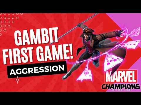 Marvel Champions Gambit Aggression Vs. Expert Mansion Attack
