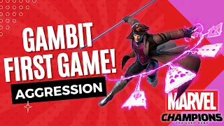 Marvel Champions Gambit Aggression Vs. Expert Mansion Attack