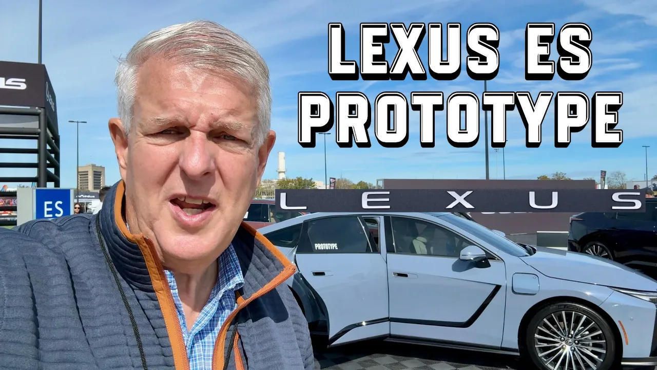 My First Look At The 2026 Lexus ES Electric!