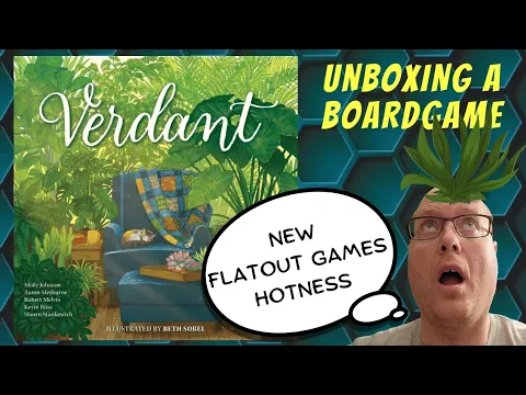 Unboxing Verdant Kickstarter Edition, Flatout games new baby