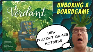Unboxing Verdant Kickstarter Edition, Flatout games new baby