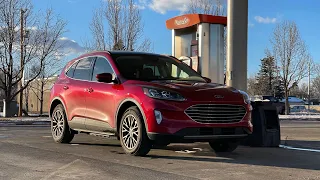 Huge Electric Range! But What About The Fuel Consumption? Ford Escape PHEV 70-MPH Highway MPG Test