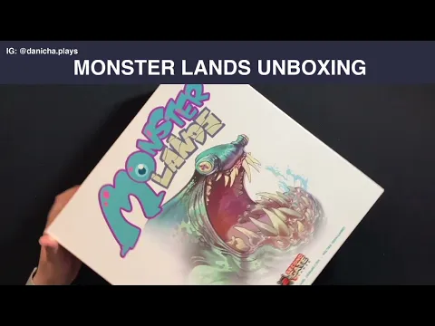 Monster Lands Board Game Unboxing | Danicha