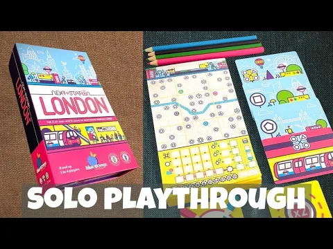 Board Game Playthrough - Next Station-London