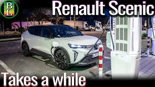 Charging the Renault Scenic e-Tech (87kWh) at Ionity 8-90%