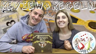 Troyes Dice Review + Regeln, Pearl Games, Roll & Write, Sebastian Dujardin