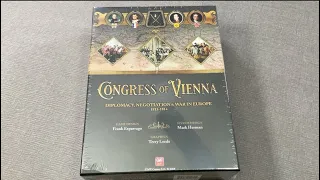 TDG: Congress of Vienna unboxing with Ray