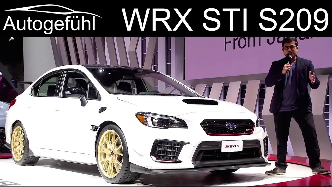 JDM Fans watch out! Subaru WRX STI S209 REVIEW Exterior Interior