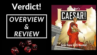 Let's Play! Caesar!: Seize Rome in 20 Minutes! (Overview & Review)