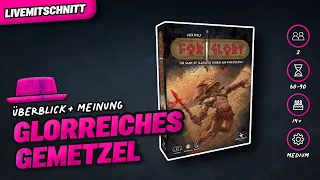 FOR GLORY - Brettspiel - Der Pile ist geil