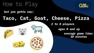 How to play TACO CAT GOAT CHEESE PIZZA