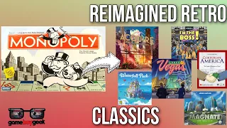 Reimagined Retro Board Game Classics - Monopoly