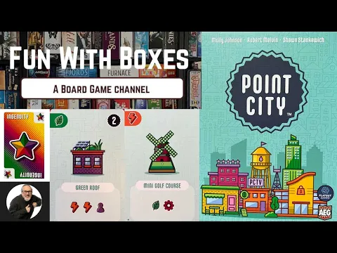 Point City (Kickstarter edition) by Flatout Games & AEG | Unboxing & Overview | Fun with Boxes !!!
