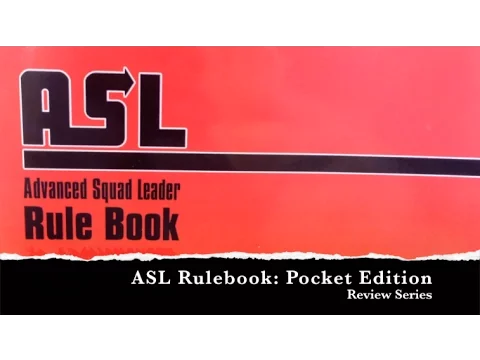 Advanced Squaded Leader Rulebook - Pocket Edition