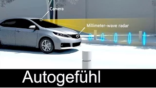 Toyota Assistance Systems overview Pre Collision, Cruise Control & Lane Departure Warning