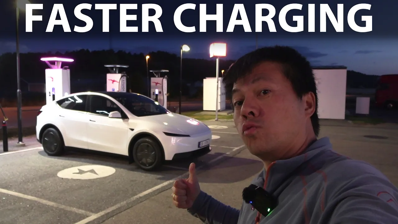 Tesla Model Y Standard 64 kWh CATL LFP charging test