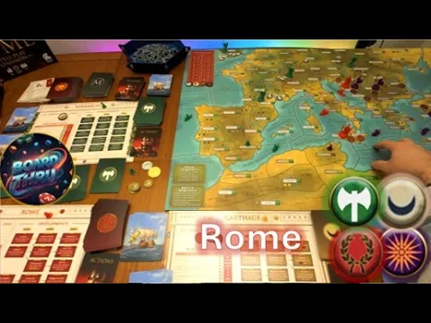 Rome Total War: The Board Game - Campaign - Playthrough - Short - Part 4 - Rome Opening