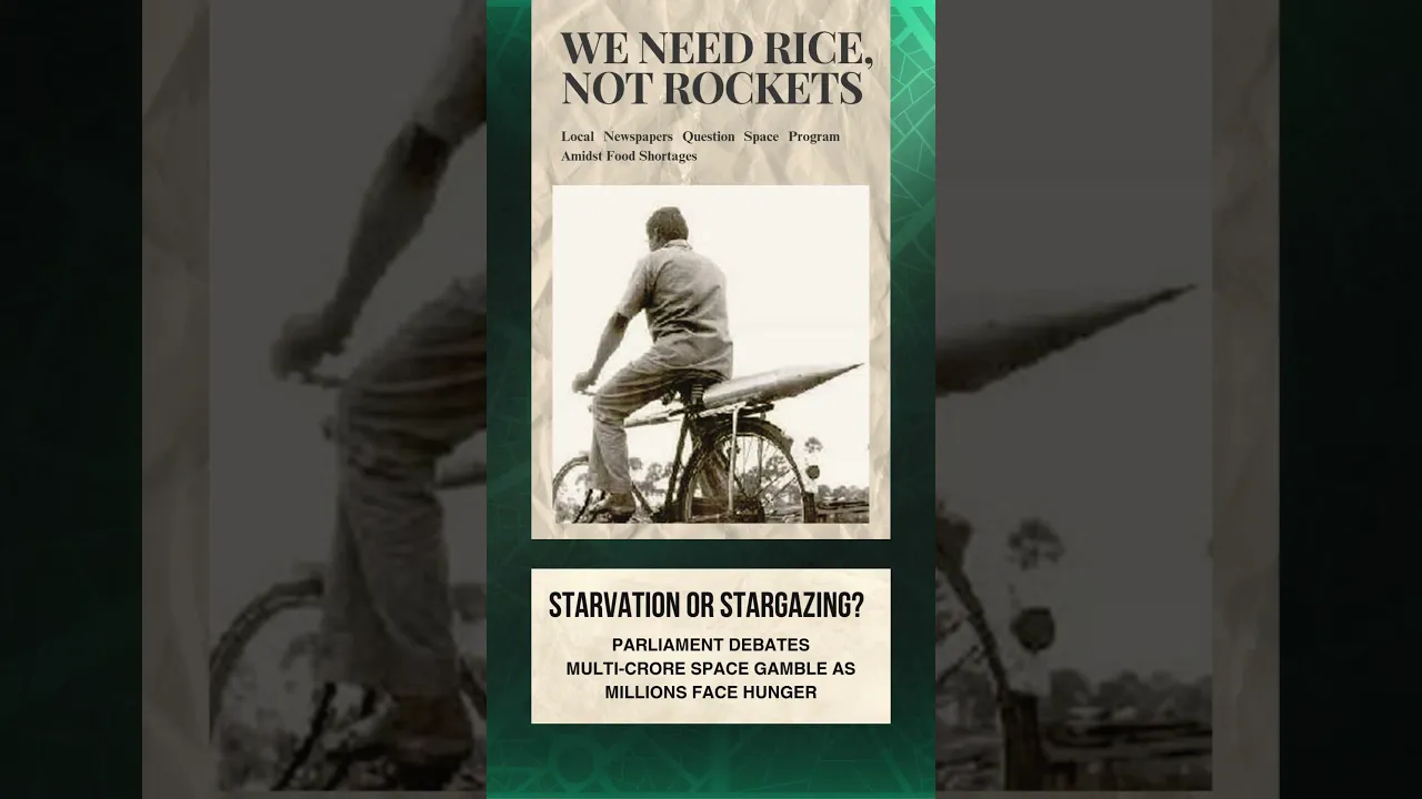"We need rice, not rockets." #VikramSarabhai #ISRO #ModernMint #History #Space #Motivation