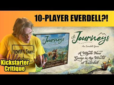 Everdell Journeys (B+) A Card-Drafting Adventure for Up to 10 Players? - Kickstarter Critique Review