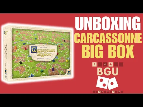 Carcassonne Big Box Unboxing (Latest Edition)