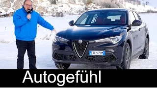 Alfa Romeo Stelvio FULL REVIEW test driven all-new SUV 2.0t 280hp neu - Autogefühl