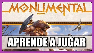 MONUMENTAL - Cómo se juega - TUTORIAL - Juego de Mesa - unna