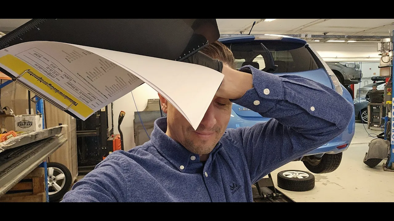 Elbilmek checks condition on my 2013 Nissan Leaf 24 kWh (for sale)