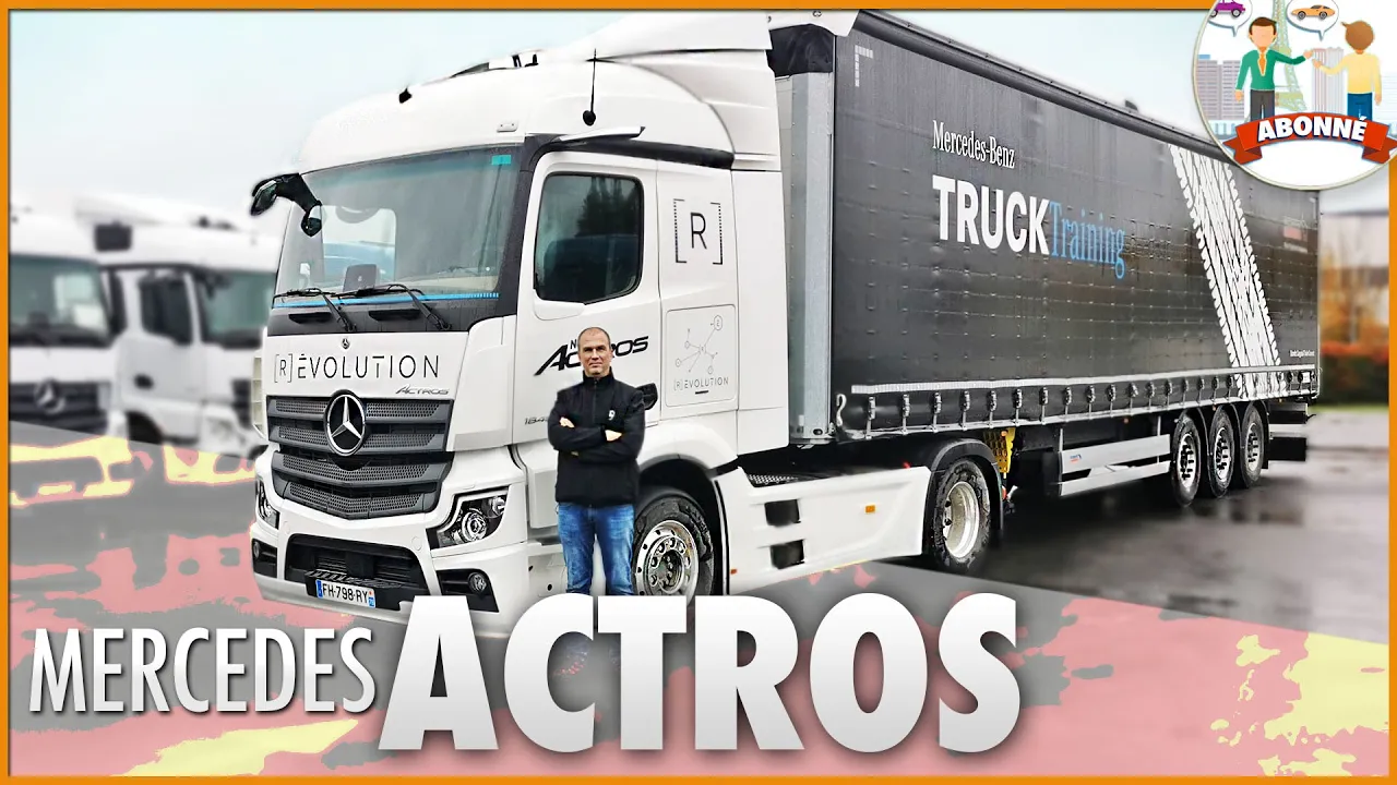 Essai du MERCEDES ACTROS 1845 | Plus en Avance que nos VOITURES ?