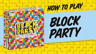 How to Play Block Party: A block-building, guessing game