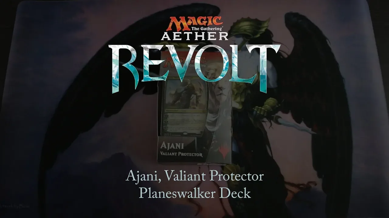 Magic: The Gathering: Aether Revolt - Ajani, Valiant Protector Planeswalker Deck