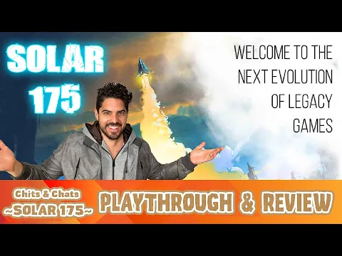 Solar 175 Board Game Playthrough and Review (BAG BUILDING + LEGACY!?)