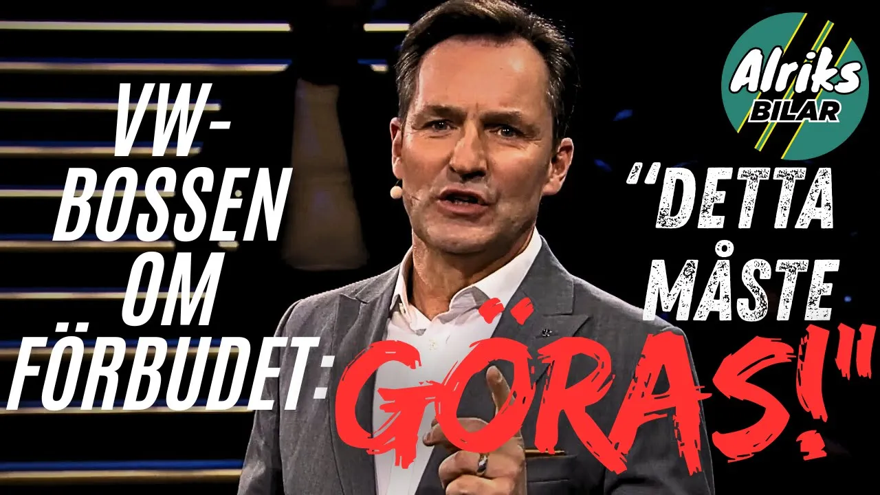 VW-bossen om förbudet. Detta måste göras!