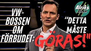 VW-bossen om förbudet. Detta måste göras!