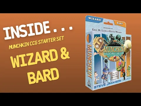 Inside… Munchkin Collectible Card Game Wizard & Bard Starter Set (4K 60fps)