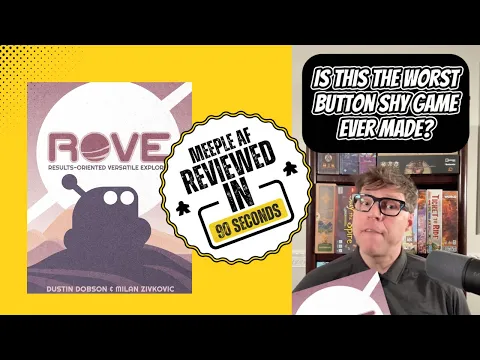ROVE Board Game Review in 90 Seconds | Solo Puzzle Game from Button Shy