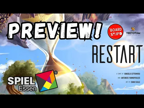 Restart Preview at Spiel 2024, A Time Warping Trip into Board Game Ambition