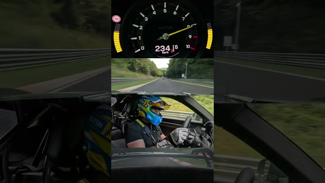 EPIC PORSCHE GT3 RS NÜRBURGRING CHASE ft  @MrJWW  !
