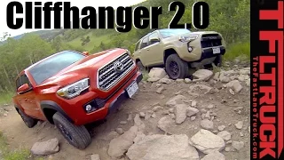 2016 Toyota Tacoma vs 4Runner TRD Pro vs Cliffhanger 2.0 Extreme Off-Road Mashup Review