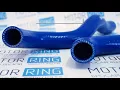 Видео Патрубки радиатора силиконовые синие для инжекторных ВАЗ 2108-21099, 2113-2115