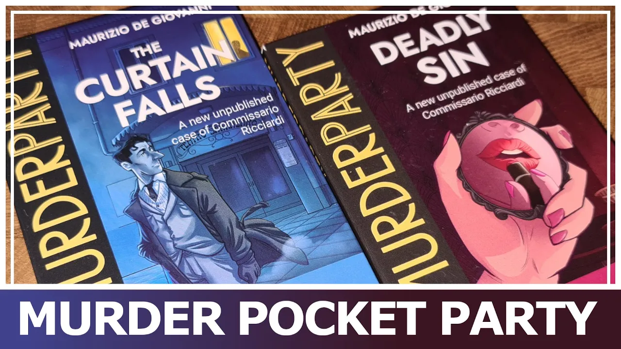 Murder Party Pocket Review (Deadly Sin + The Curtain Falls)