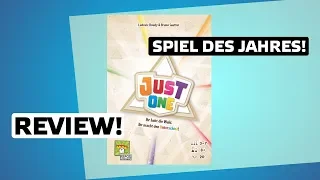 Just One // Spiel des Jahres 2019 // Brettspiel - Review // Regeln & Meinung