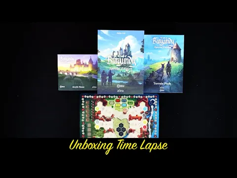 Castles of Burgundy Special Edition Unboxing Time Lapse