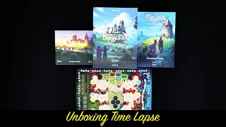 Castles of Burgundy Special Edition Unboxing Time Lapse
