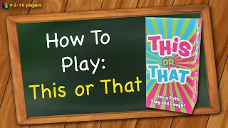 How to play This or That
