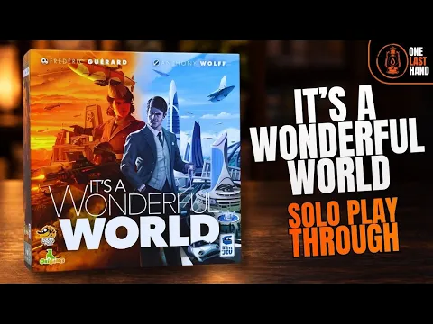 Building a Blue Empire | It's a Wonderful World | Solo Playthrough